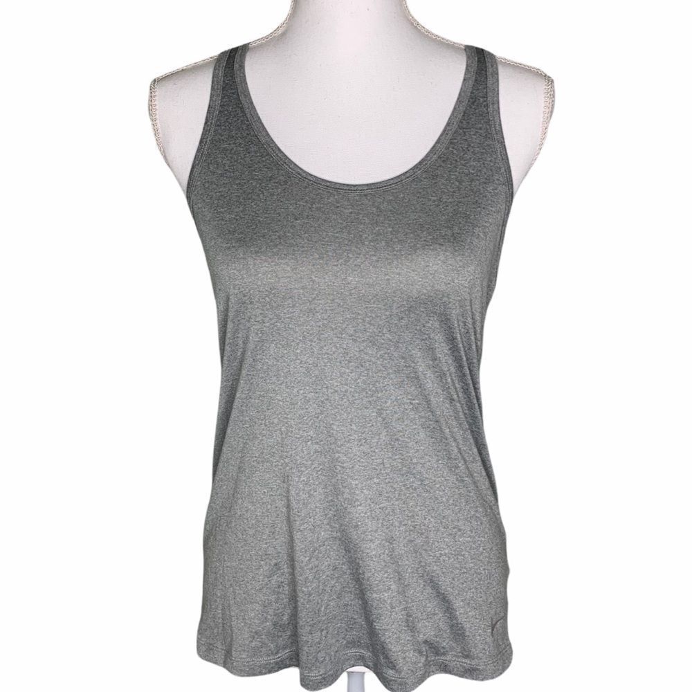 Nike Dri-fit gray workout tank top - medium